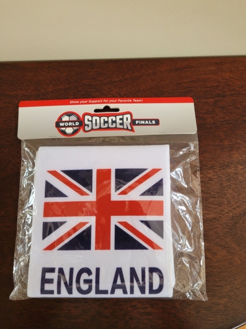 New World Soccer Finals England Flag